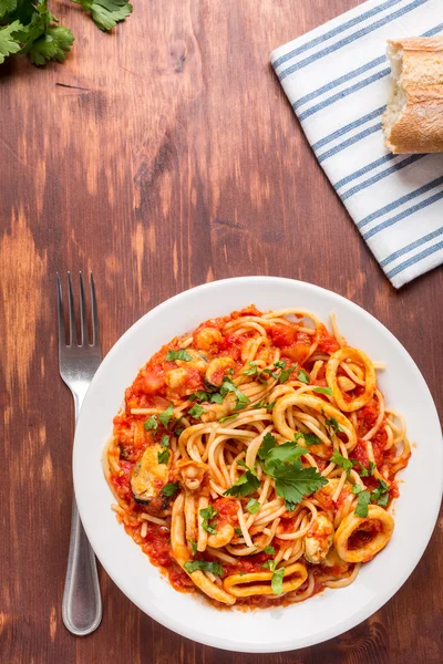 Pastas de mariscos — Foto de Stock