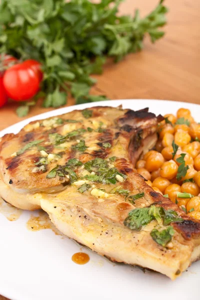 Mexican Citrus Pork Chop — Stock Photo, Image