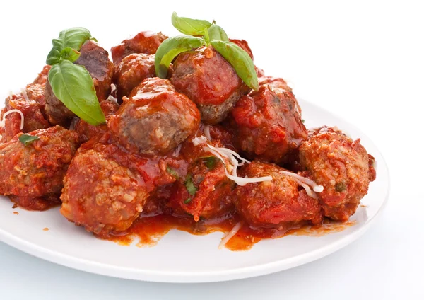 Polpette in salsa di pomodoro — Foto Stock