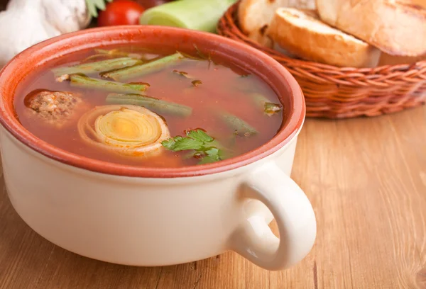 Gemüsesuppe — Stockfoto