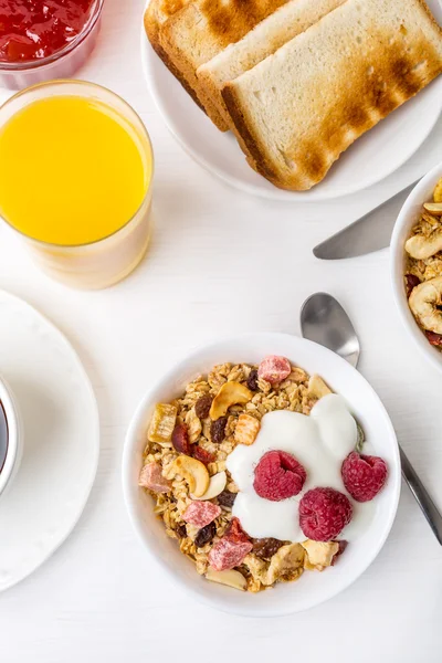 निरोगी नाश्ता जेवण — स्टॉक फोटो, इमेज