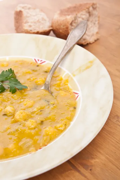 Zuppa di ceci e lenticchie — Foto Stock