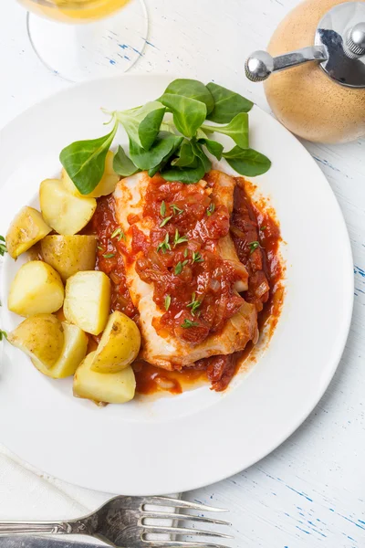 Salsa de tomate y tomillo — Foto de Stock