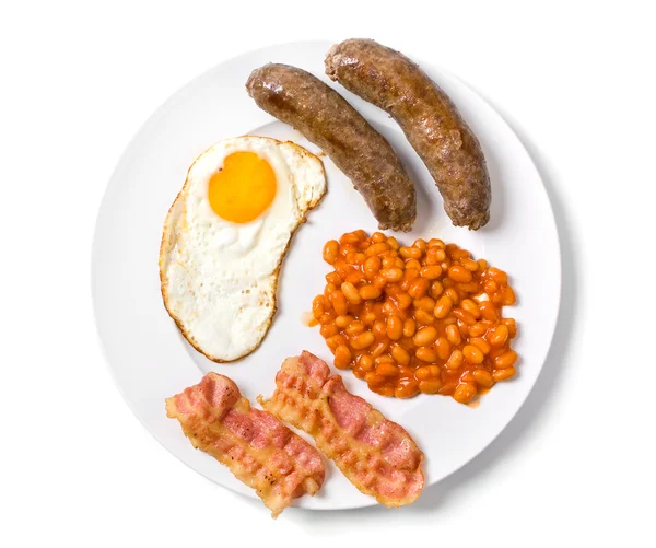 Традиційний англійський сніданок — стокове фото