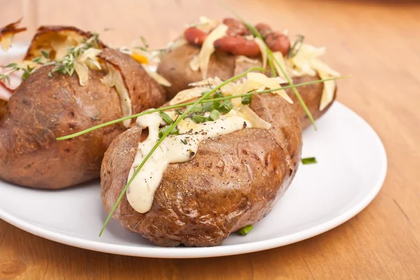 Plněné brambory — Stock fotografie