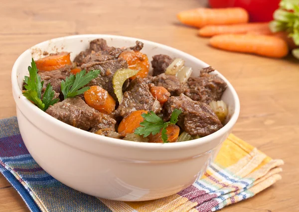 Beef stew with celery and carrot — Stock Image Beef stew with celery and carrot Royalty Free Stock Photos