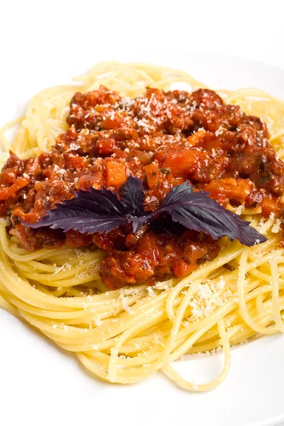 Spaghetti Bolognese lizenzfreie Stockbilder
