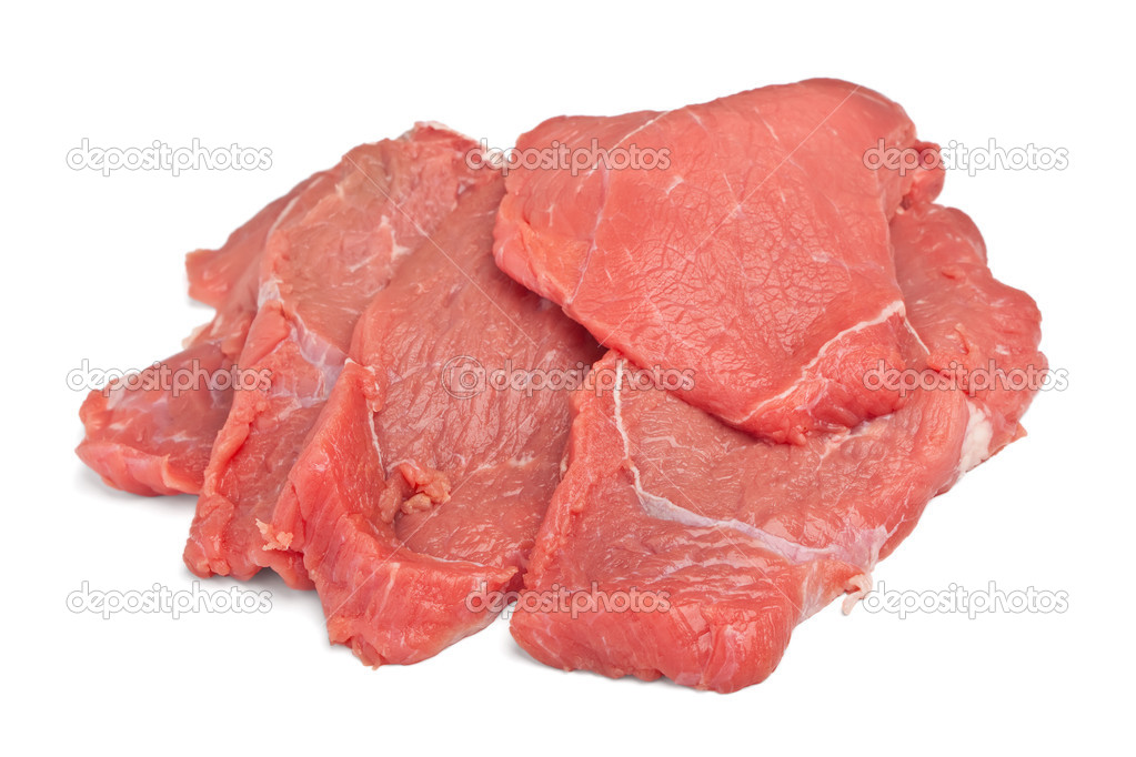 Raw red meat