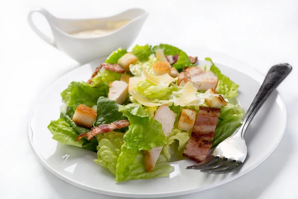 Traditional caesar salad — Stock Photo, Image