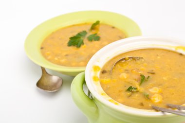 nohut ve mercimek çorbası