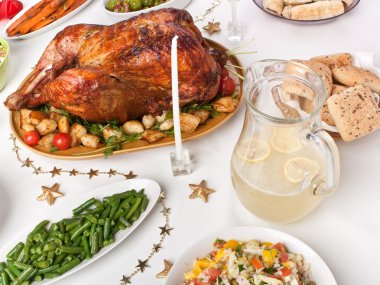Christmas yemek masası
