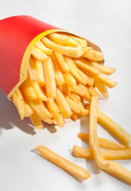 patates kızartması kırmızı Pack