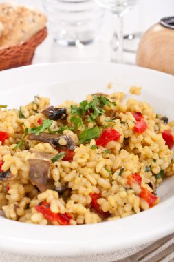 Mantarlı Risotto