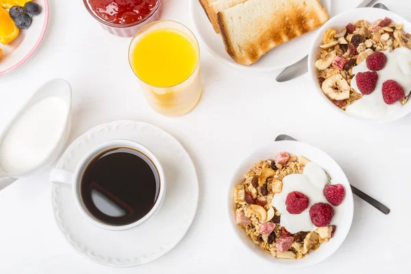 Gezond ontbijt maaltijd — Stockfoto