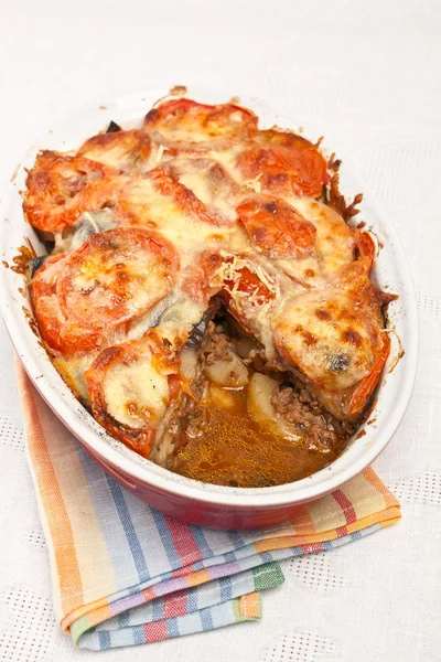 Moussaka greco classico — Foto Stock