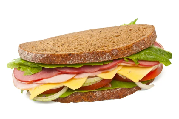 Zdravé velký sendvič — Stock fotografie