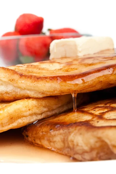 Fragole e pancake — Foto Stock