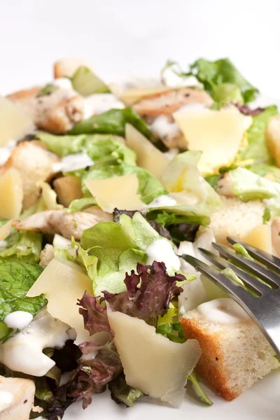 Traditional caesar salad — Stock Photo, Image