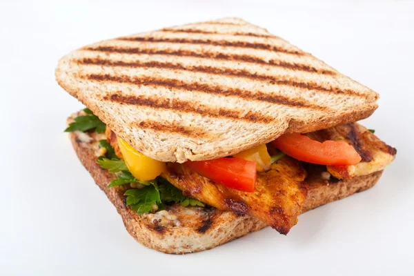 培根、 生菜和西红柿 blt 三明治 — 图库照片