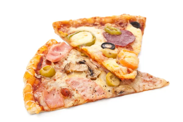 Pizza affettata — Foto Stock