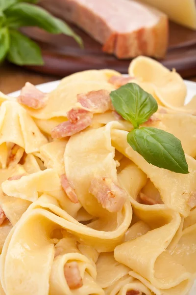 Pasta alla carbonara — Foto Stock