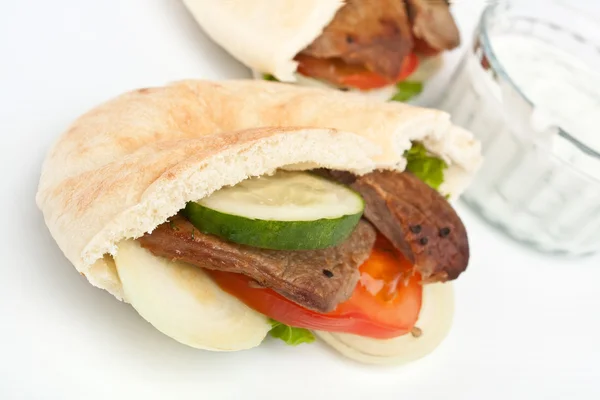 Sandwich au pain Pita — Photo