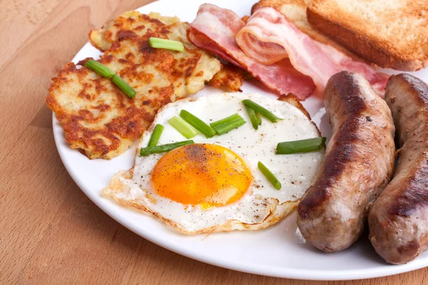 Huevos y tocino desayuno — Foto de Stock