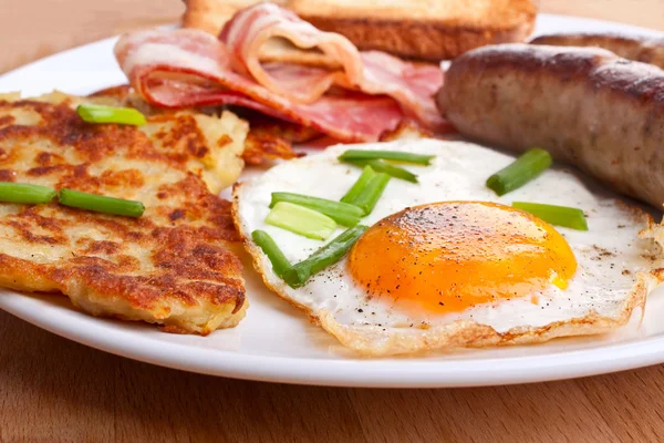 Eier und Speck Frühstück — Stockfoto