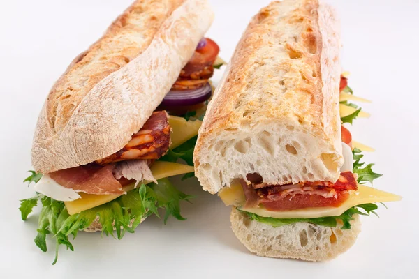 Baguette-Sandwich — Stockfoto