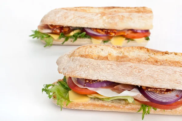 Baguette-Sandwich — Stockfoto