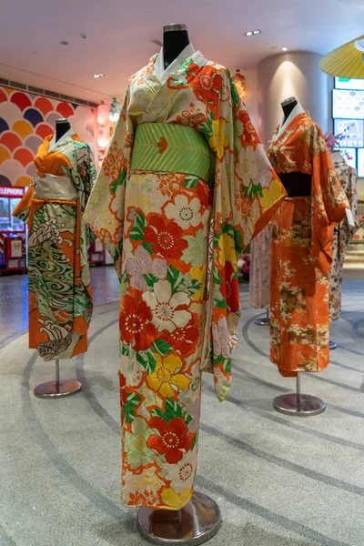 Kuala Lumpur Malasia Octubre 2022 Vista Panorámica Del Kimono Tradicional — Foto de Stock
