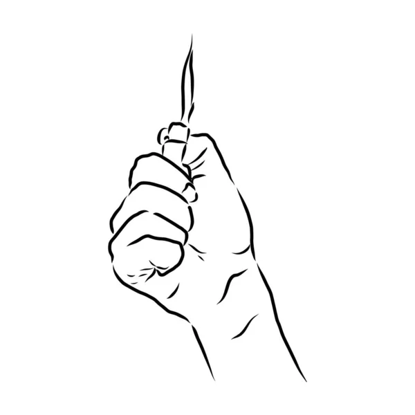 Ελαφρύτερο διανυσματικό πρότυπο τσιγάρων απομονωμένο σε γκρι φόντο. Συνοπτικό τεχνικό σκίτσο εξαρτημάτων. — Διανυσματικό Αρχείο