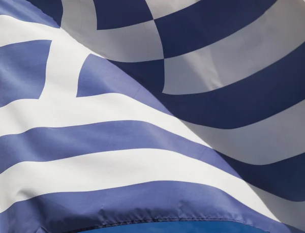 Flaga narodowa Grecji — Zdjęcie stockowe