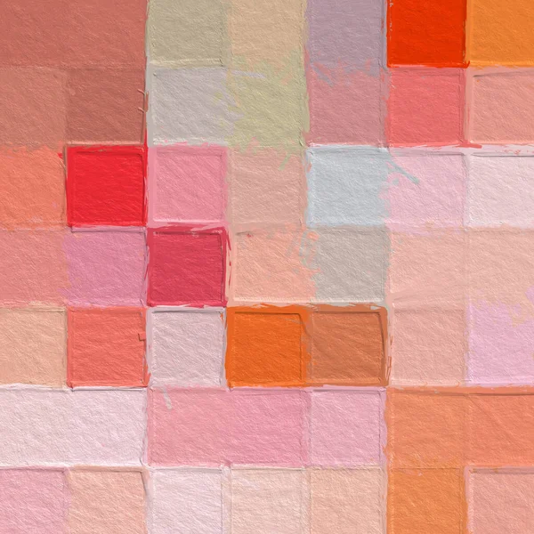 Mosaico Abstrato Colorido Com Fundo Textura Áspera Fundo Padrão Quadrado — Fotografia de Stock
