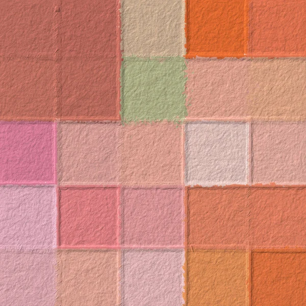 Kleurrijk Abstract Mozaïek Met Een Ruwe Textuur Achtergrond Gekleurde Vierkante — Stockfoto