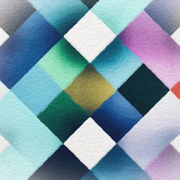Colorido Mosaico Abstracto Con Fondo Textura Áspera Fondo Patrón Cuadrado — Foto de Stock
