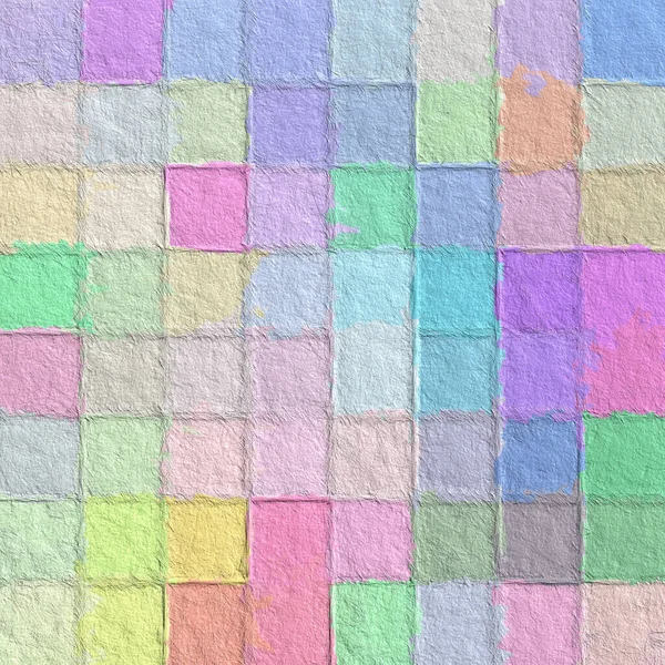 Mosaico Colorido Telhas Fundo — Fotografia de Stock
