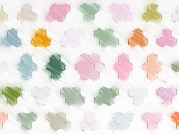 Kleurrijk Abstract Patroon Achtergrond Textuur Muur Hebben Kopieerruimte Voor Tekst — Stockfoto