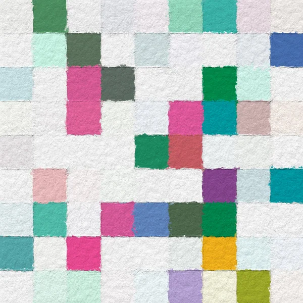 Цветной Квадратный Фон Изображение Творческих Обоев Произведения Искусства Дизайна Backdrop — стоковое фото