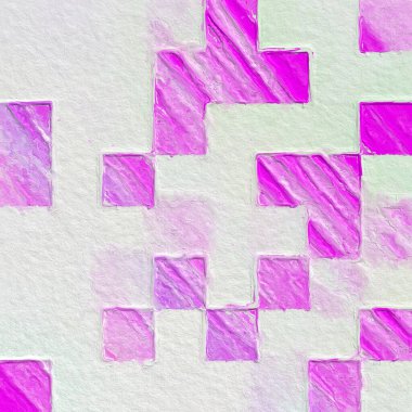 Renkli kare desenli arka plan. Yaratıcı duvar kağıdı ya da tasarım sanatı için resim. Metin için arkaplanda kopyalama alanı var.