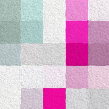 Renkli kare desenli arka plan. Yaratıcı duvar kağıdı ya da tasarım sanatı için resim. Metin için arkaplanda kopyalama alanı var.