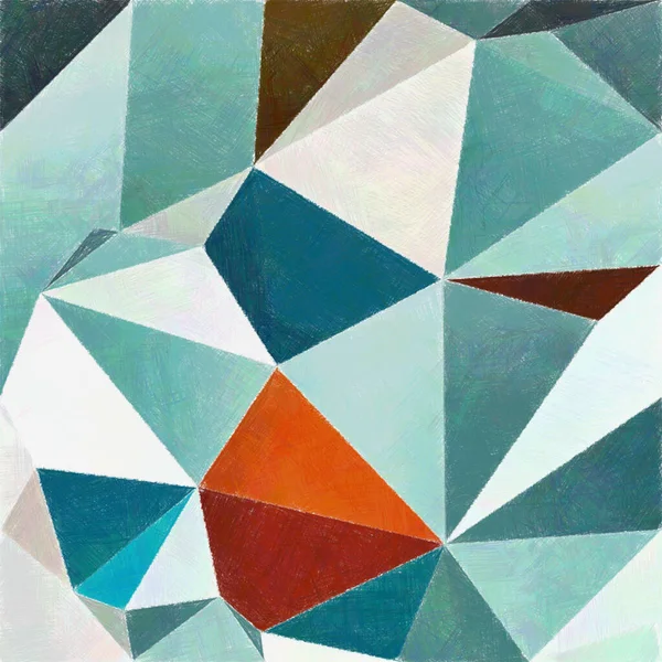 Padrão Triângulos Coloridos Com Fundo Textura Áspera Parede Textura Fundo — Fotografia de Stock