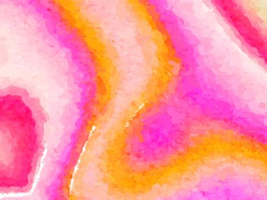 Renkli soyut desen. Arka planlar için tatlı pastel, suluboya kağıt dokusu. Fırça darbesi grafiği soyut. Yaratıcı duvar kağıdı veya tasarım sanatı için resim.