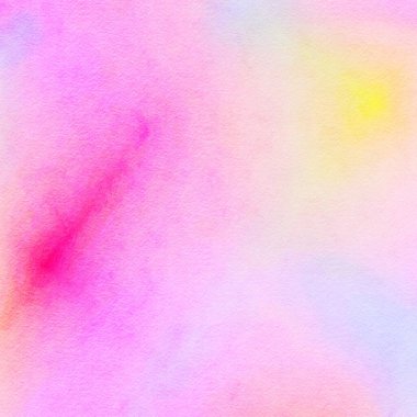 Renkli soyut desen. Arka planlar için tatlı pastel, suluboya kağıt dokusu. Fırça darbesi grafiği soyut. Yaratıcı duvar kağıdı veya tasarım sanatı için resim.