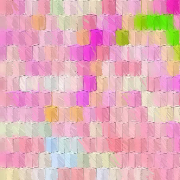 Colorful Squares Pattern Rough Texture Background Texture Wall Have Copy — Fotografia de Stock
