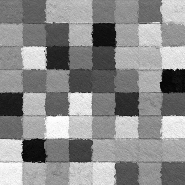Padrão Geométrico Preto Branco Com Fundo Textura Áspera Parede Textura — Fotografia de Stock