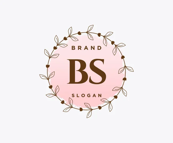 Γυναικείο Λογότυπο Κατάλληλο Για Nature Salon Spa Cosmetic Beauty Logos — Διανυσματικό Αρχείο