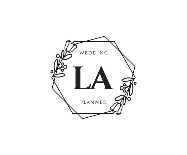 Логотип Лос Анджелеса Використовується Природи Салону Спа Косметики Краси Logos — стоковий вектор