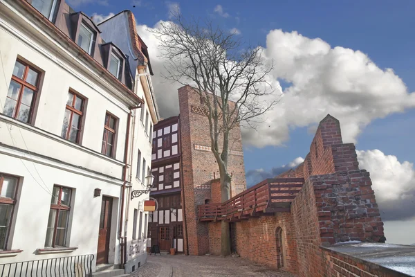 Torun, Polonya eski şehirde — Stok fotoğraf
