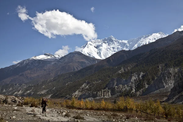 Himalaya bergen i nepal. — Stockfoto